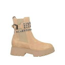 【送料無料】 ジャネット&ジャネット レディース ブーツ シューズ Ankle boots Beige