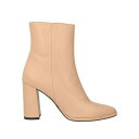 【送料無料】 エヌキューブ レディース ブーツ シューズ Ankle boots Beige