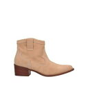 【送料無料】 ル ペピテ レディース ブーツ シューズ Ankle boots Beige
