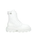 【送料無料】 カサディ レディース ブーツ シューズ Ankle boots White