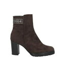 【送料無料】 チンツィア ソフト レディース ブーツ シューズ Ankle boots Brown