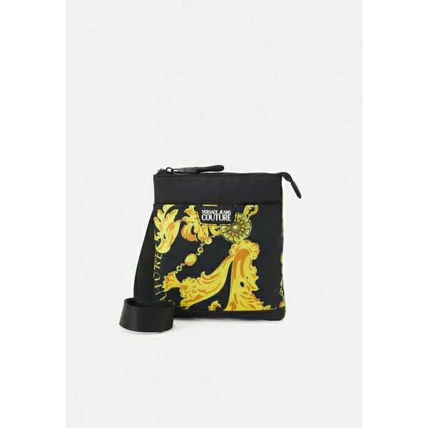 楽天astyベルサーチ メンズ サンダル シューズ RANGE ICONIC LOGO SKETCH BAGS UNISEX - Across body bag - black/gold coloured