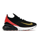 Nike iCL fB[X Xj[J[ yNike Air Max 270 Flyknitz TCY US_W_7W Black Bright Crimson Yellow Strike (Women's)