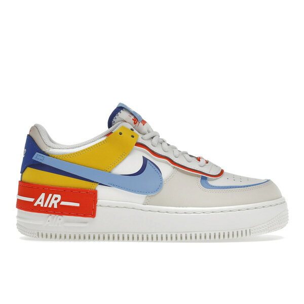 Nike ナイキ レディース スニーカー 【Nike Air Force 1 Low Shadow】 サイズ US_W_9W Sail Game Royal Rush Orange University Blue (Women's)