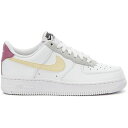 Nike ナイキ レディース スニーカー 【Nike Air Force 1 '07】 サイズ US_W_10W White Lemon Drop Regal Pink (Women's)