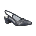 イージーストリート レディース パンプス シューズ Women's Avena Block Heel Pumps Navy
