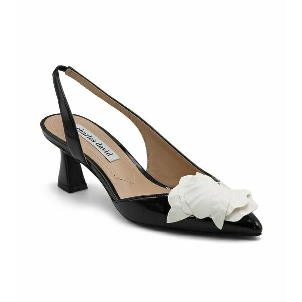 チャールズ・デイビッド レディース オックスフォード シューズ Womens Alias Black-white