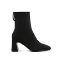 ロンンドンラグ レディース ブーツ シューズ Dimri Square Toe Microfiber Ankle Boots Black