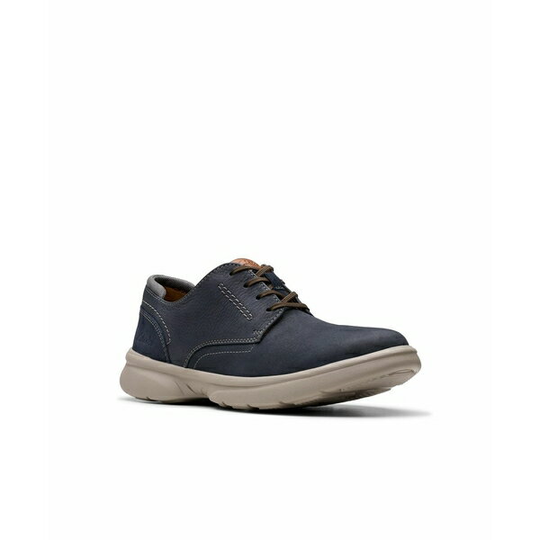クラークス メンズ スニーカー シューズ Collection Men's Bradley Plain Shoes Navy Nubuck