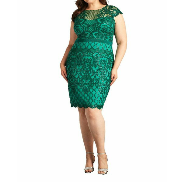 硼 ǥ ԡ ȥåץ Plus Size Miranda Sequin Embroidered Dress Gr...