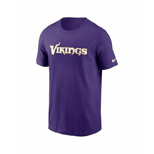 ナイキ メンズ シャツ トップス Men's Purple Minnesota Vikings Primetime Wordmark Essential T-Shirt Purple