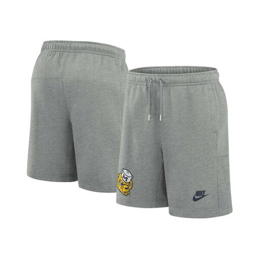 ナイキ メンズ カジュアルパンツ ボトムス Men's Heather Gray Michigan Wolverines Legacy Essential Fleece Shorts Heather Gray ナイキ メンズ カジュアルパンツ ボトムス Men's Heather Gray Michigan Wolverines Legacy Essential Fleece Shorts Heather Gray