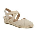 ライフストライド レディース オックスフォード シューズ Women's Kimball Wedge Espadrilles Natural Gold Canv...