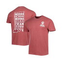 イメージワン メンズ シャツ トップス Men's Crimson Indiana Hoosiers Hyperlocal T-shirt Crimson(4)