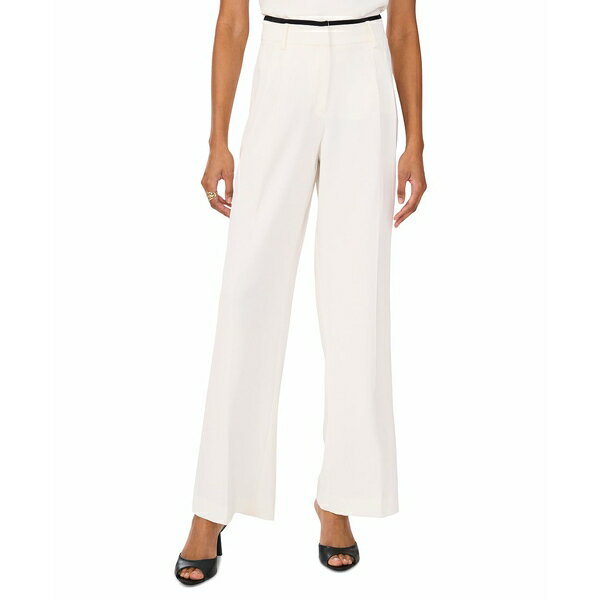 󥹥ࡼ ǥ 奢ѥ ܥȥॹ Women's Contrast-Trim Wide-Leg Pants New ...