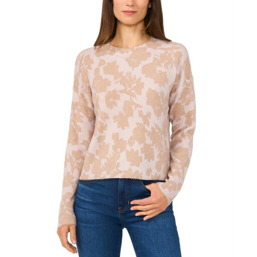 セセ レディース ニット&セーター アウター Women's Brushed Floral Escape Crewneck Sweater Antarctica セセ レディース ニット&セーター アウター Women's Brushed Floral Escape Crewneck Sweater Antarctica