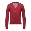 【送料無料】 コルネリアーニ メンズ カーディガン アウター Cardigans Red