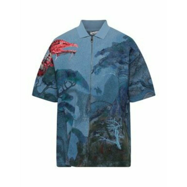 【送料無料】 ヴァレンティノ ガラヴァーニ メンズ シャツ トップス Shirts Blue