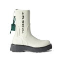 OFF-WHITE オフホワイト レディース スニーカー 【OFF-WHITE Sponge Rubber Rain Boot For Rainy Days White】 サイズ US_6(23.0cm) White/Black(4)