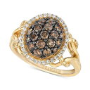 ルヴァン レディース リング アクセサリー Chocolatier reg Diamond Cluster Ring (1 ct. t.w.) in 14k Gold Yellow Gold