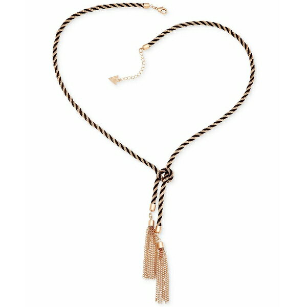 ゲス レディース ネックレス・チョーカー・ペンダントトップ アクセサリー Two-Tone Knotted Tassle Necklace Two-Tone