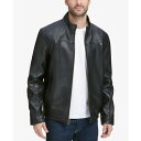 コールハーン メンズ ジャケット＆ブルゾン アウター Men 039 s Smooth Leather Jacket, Created for Macy 039 s Black