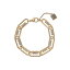 ランドリーバイシェリーシーガル メンズ ブレスレット・バングル・アンクレット アクセサリー Gold Tone Chain Bracelet with Crystal Stone Accents Gold