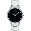 oh Y rv ANZT[ Men's Swiss Faceto Diamond (3/8 ct. t.w.) Stainless Steel Bracelet Watch 39mm Black