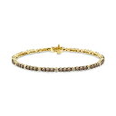 @ Y uXbgEoOEANbg ANZT[ Chocolatier&reg; Chocolate Diamond (3-3/8 ct. t.w.) & Vanilla Diamond (1/4 ct. t.w.) Link Bracelet in 14k Gold 14K Honey Gold Bracelet