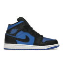 Jordan ジョーダン メンズ スニーカー 【Jordan 1 Mid Black Royal Blue】 サイズ US_12.5(30.5cm) Black/Black/White/Royal Blue
