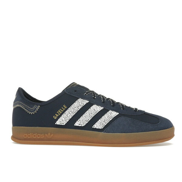 adidas アディダス メンズ スニーカー 【adidas Gazelle Indoor CLOT By Edison Chen Collegiate Navy】 サイズ US_10(28.0cm) Collegiate Navy/Off White/Gum 2