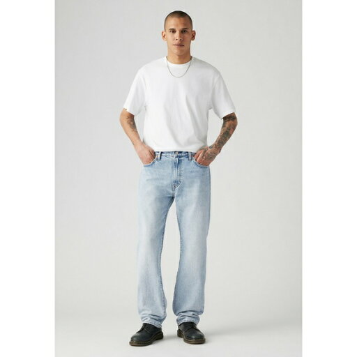 リーバイス メンズ カジュアルパンツ ボトムス 555 RELAXED STRAIGHT - Trousers - baby blue essentials リーバイス メンズ カジュアルパンツ ボトムス 555 RELAXED STRAIGHT - Trousers - baby blue essentials