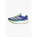 アディダス レディース フィットネス スポーツ ADIZERO ADIOS PRO 3 - Road running shoes - blue metalic lucid lemon