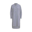 yz t[ fB[X s[X gbvX STRIPED COTTON SHIRTDRESS Blue