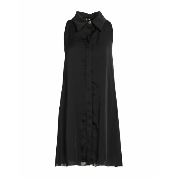 【送料無料】 フェレッパ レディース ワンピース トップス Mini dresses Black