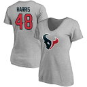 t@ieBNX fB[X TVc gbvX Houston Texans Fanatics Branded Women's Team Authentic Custom VNeck TShirt Harris,Christian-48