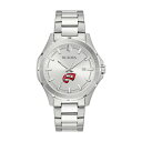 uo Y rv ANZT[ Western Kentucky Hilltoppers Bulova Stainless Steel Classic Sport Watch -