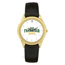 W[fB Y rv ANZT[ San Francisco Dons Team Logo Leather Wristwatch -