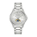 uo Y rv ANZT[ Kent State Golden Flashes Bulova Stainless Steel Classic Sport Watch -