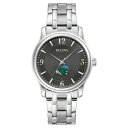 uo Y rv ANZT[ Tulane Green Wave Bulova Stainless Steel Corporate Collection Watch -