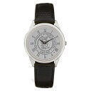 W[fB Y rv ANZT[ UNCG Spartans Medallion Black Leather Wristwatch -