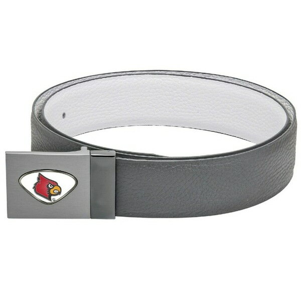 㡼ǥ  ٥ ꡼ Louisville Cardinals Reversible Leather Belt Gray