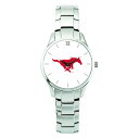 W[fB Y rv ANZT[ SMU Mustangs Unisex Stainless Steel Bracelet Wristwatch -