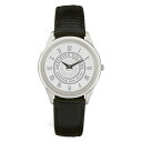 W[fB Y rv ANZT[ Carleton Knights Medallion Black Leather Wristwatch -