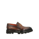 【送料無料】 サントーニ メンズ スリッポン・ローファー シューズ Loafers Brown