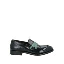 【送料無料】 サントーニ メンズ スリッポン・ローファー シューズ Loafers Black