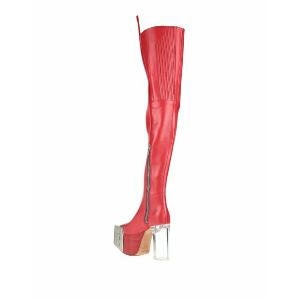 リックオウエンス RICK OWENS レディース ブーツ＆レインブーツ シューズ Knee boots Red