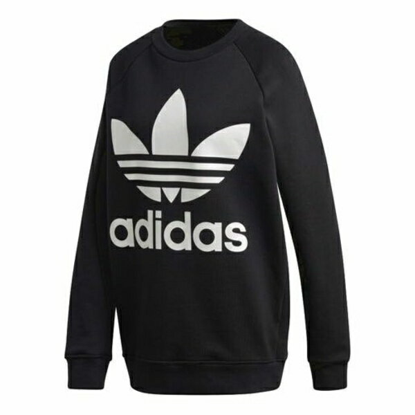 adidas アディダス レディース スニーカー 【(WMNS) adidas originals Large Logo Pullover Black DH3129】 サイズ US_W_36
