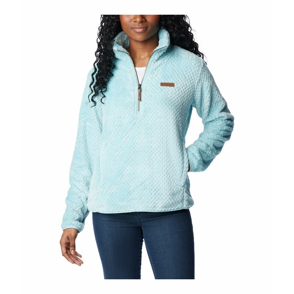 コロンビア レディース ジャケット&ブルゾン アウター Fire Side¢ Sherpa 1/4 Zip Aqua Haze