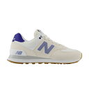 New Balance ニューバランス レディース スニーカー 【Wmns 574 'Linen Indigo'】 サイズ US_W_11.5 Cream(4)